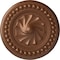 Ekena Millwork Foster Shell Ceiling Medallion (Fits Canopies up to 9 5/8"), 15 3/4"OD x 2"P, Polished Copper CM15FOPOS - alternate 1